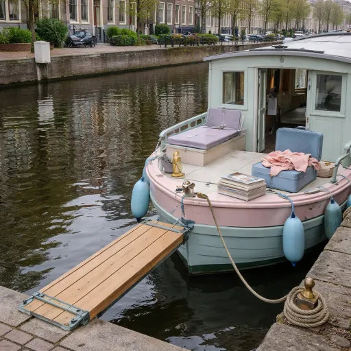 Houseboat rentals in Amsterdam, Holland for a refined canal stay